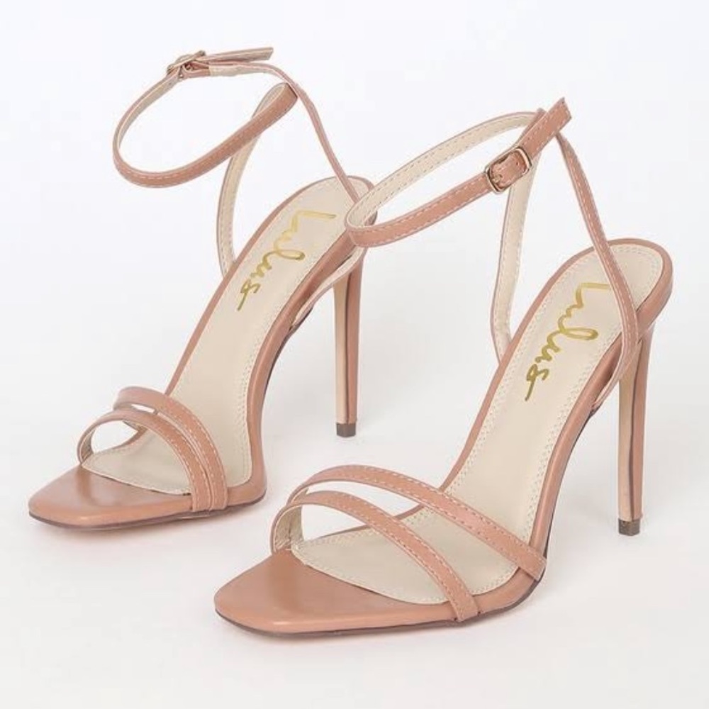 Nude heels from Lulu’s